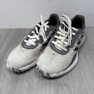 Adidas Shoes Youth 5 Golf Spikeless Sneakers Gray Lace Up Low Top EVN 791001